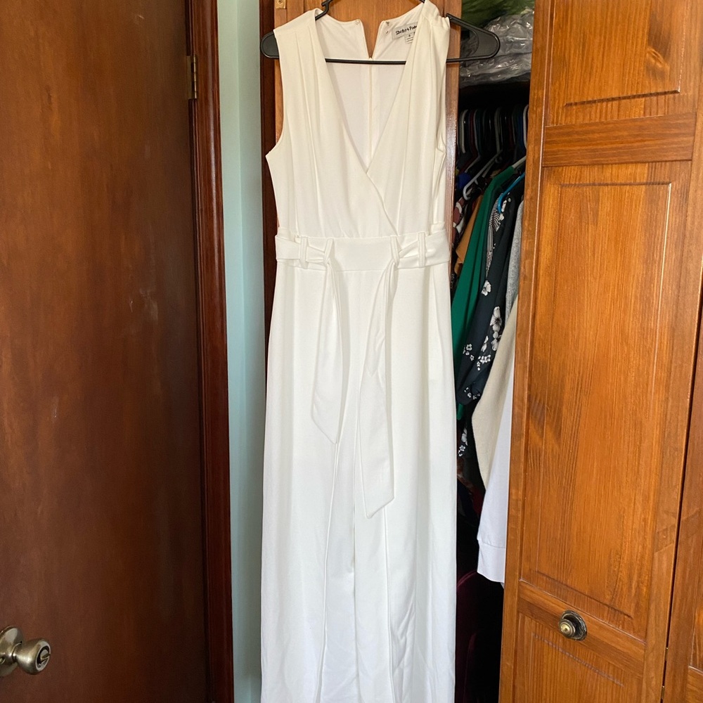Shelby & Palmer White Jumpsuit